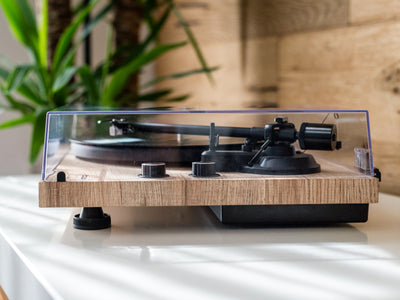 Lenco LBT-188PI - Plattenspieler mit Riemenantrieb, Bluetooth® und Anti-Skating, Holz