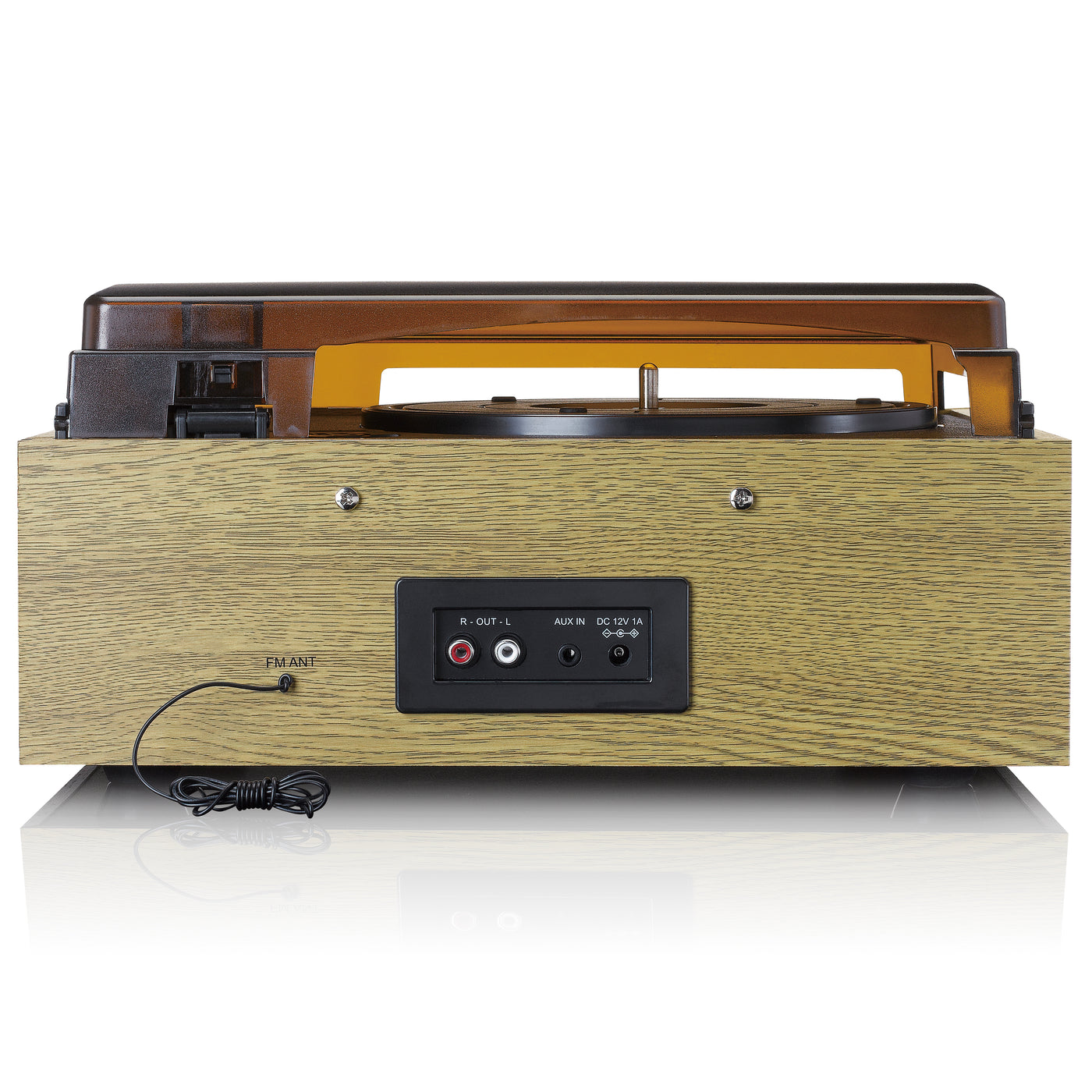 Classic Phono TT-41OK - Retro Plattenspieler - Bluetooth® - Integrierte Lautsprecher - Eiche