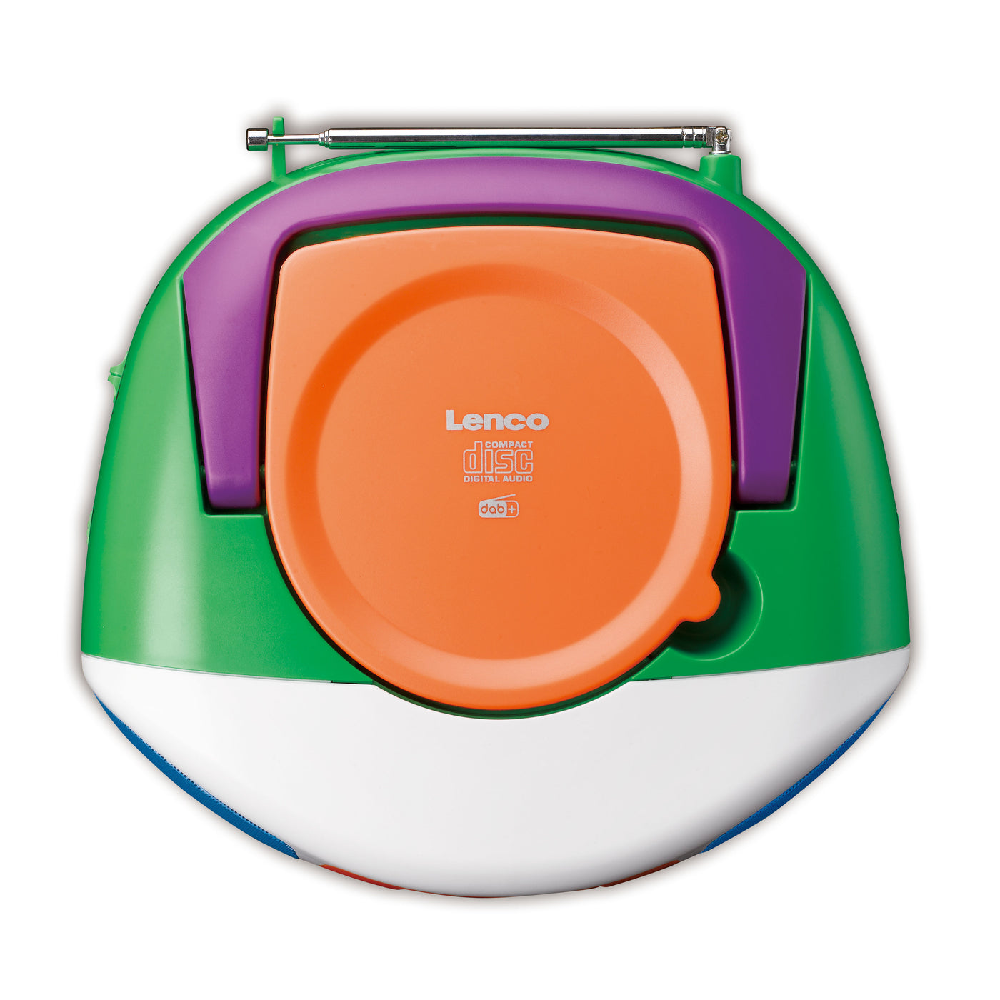 Lenco SCD-860BK - Tragbares DAB+/FM-Radio mit Bluetooth®, CD-Player und großem LCD-Farbdisplay - Schwarz