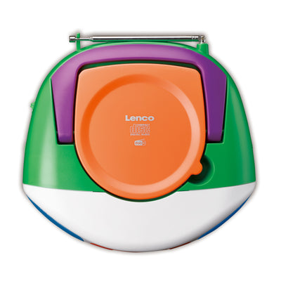 Lenco SCD-860BK - Tragbares DAB+/FM-Radio mit Bluetooth®, CD-Player und großem LCD-Farbdisplay - Schwarz