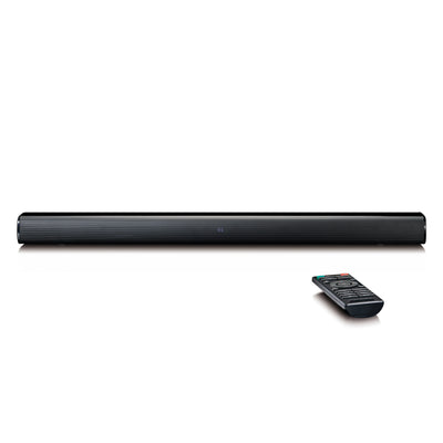 Lenco SB-080 - 90 cm Soundbar mit Bluetooth® - 80 Watt RMS - Eingebauter Subwoofer - USB-Eingang- HDMI (ARC) - Optischer Eingang - Schwarz