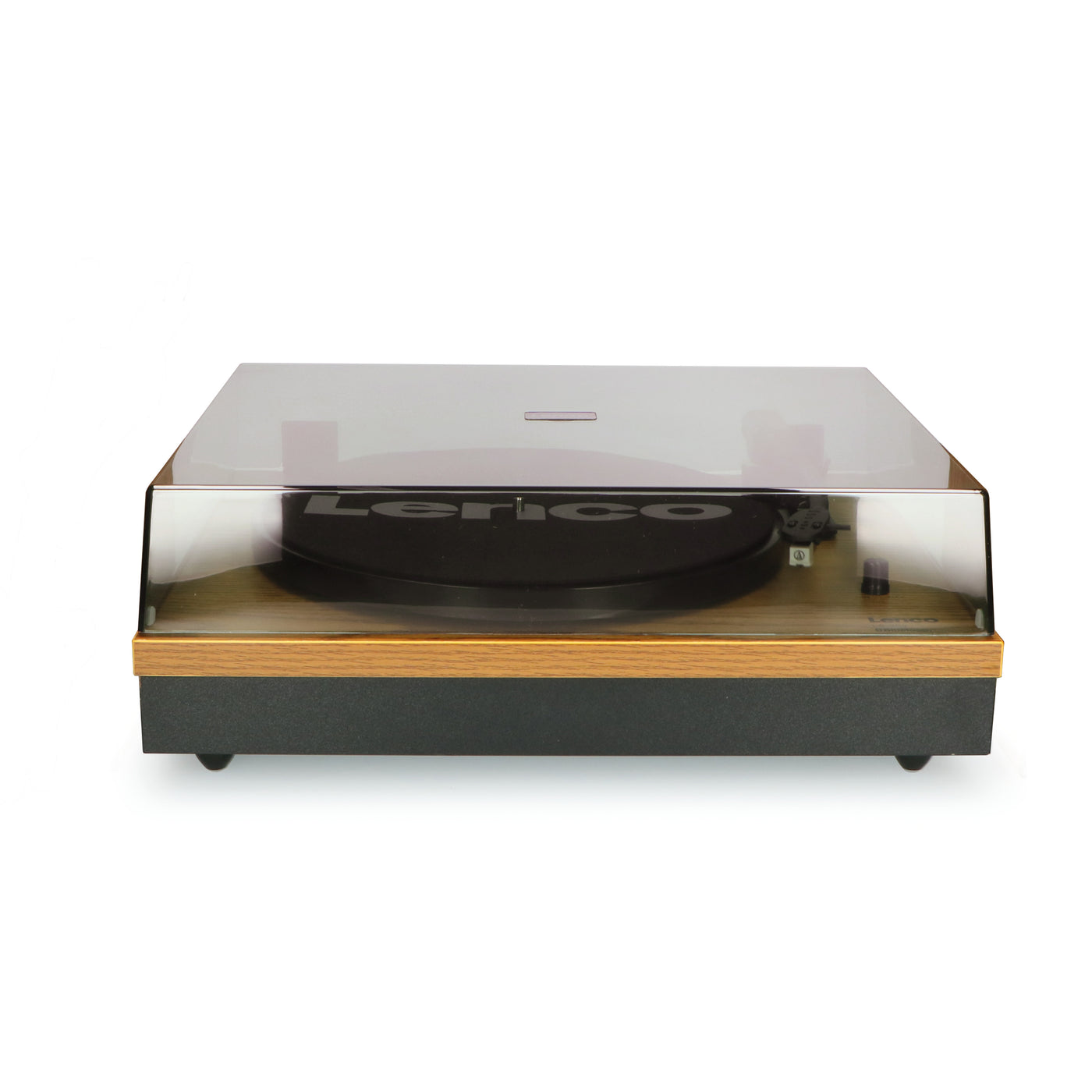 Lenco LS-300WD - Bluetooth® Plattenspieler mit zwei externen Lautsprechern und 2 x 10 Watt RMS, holz