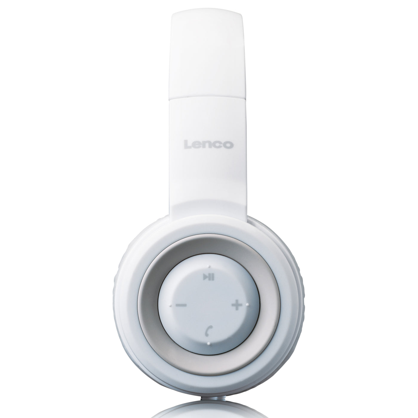 Lenco HPB-330WH - Bluetooth® Kopfhörer - Spritzwassergeschützt - Weiß