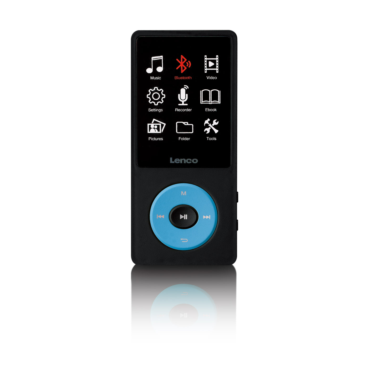 Lenco Xemio-860BU - MP3/MP4-Spieler mit Bluetooth® und 8 GB internem Speicher - Blau