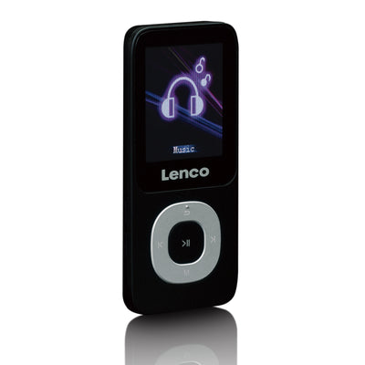 Lenco Xemio-659GY - MP3/MP4-Player mit 4 GB Mikro-SD-Speicherkarte, grau