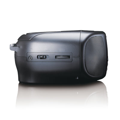 Lenco SCD-6000BK - Tragbares Internetradio mit DAB+/FM, Bluetooth®, CD-Player und großem LCD-Farbdisplay - Schwarz