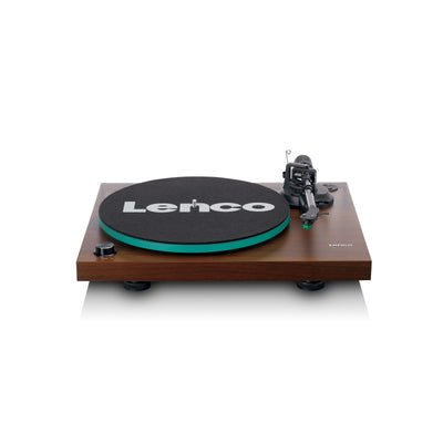 Lenco LBT-225WA - Plattenspieler mit Riemenantrieb, Bluetooth® und Anti-Skating - dunkelbraun