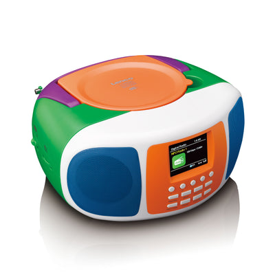 Lenco SCD-860BK - Tragbares DAB+/FM-Radio mit Bluetooth®, CD-Player und großem LCD-Farbdisplay - Schwarz