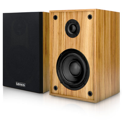 Lenco LS-500OK - Bluetooth® Plattenspieler mit zwei externen Lautsprechern und 2 x 30 Watt RMS - Holz