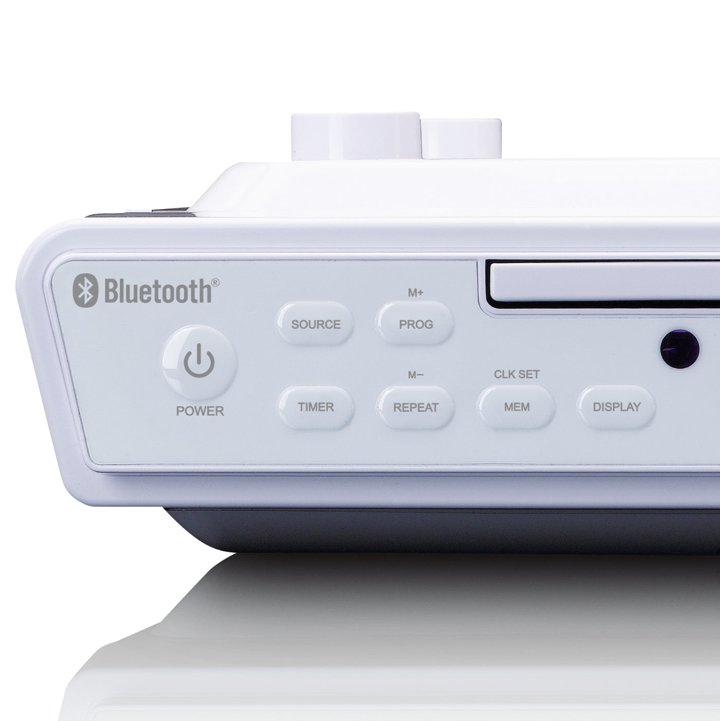 Lenco KCR-150WH - FM-Küchenradio mit CD-Player und Bluetooth® - Weiß