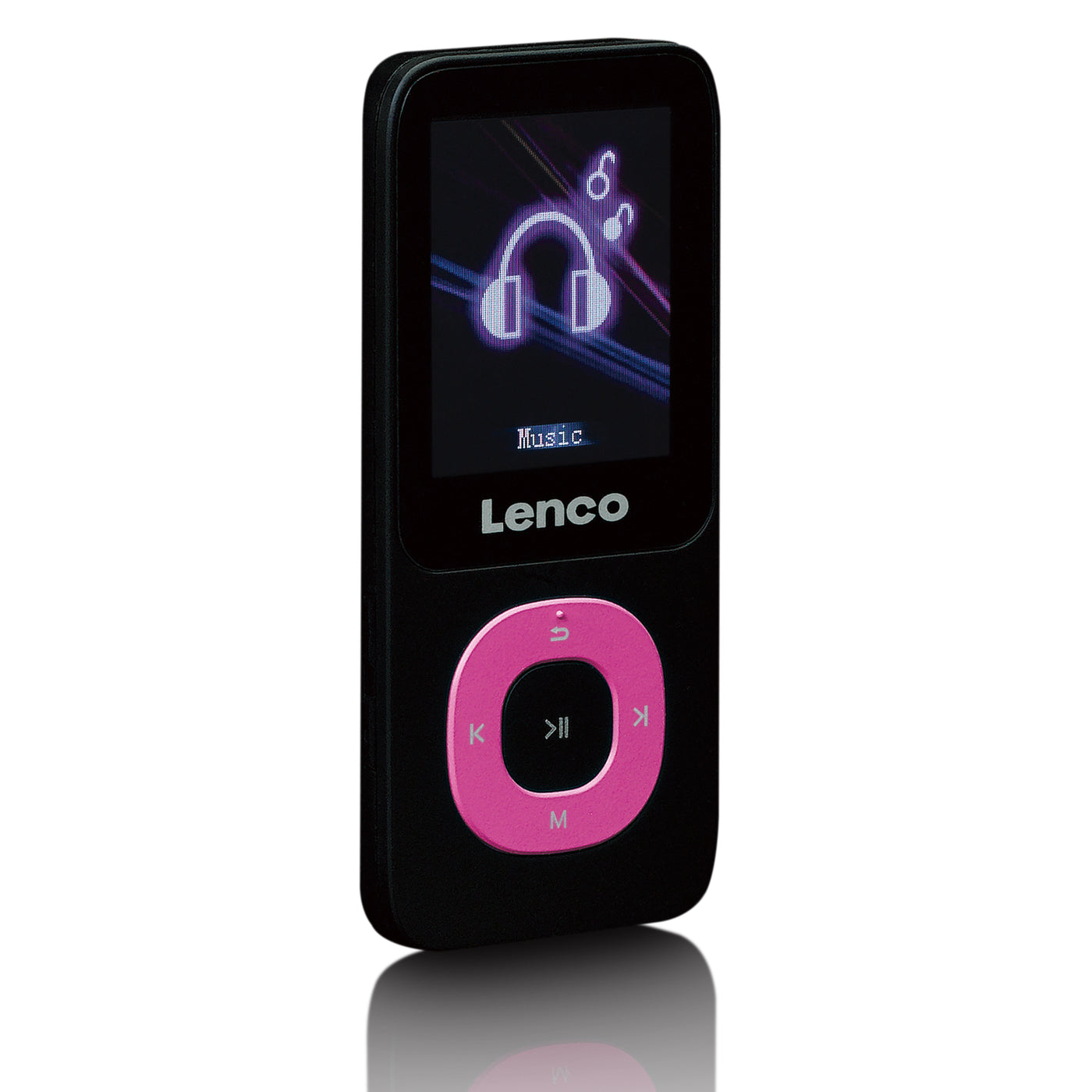 Lenco Xemio-659PK - MP3/MP4-Player mit 4 GB Mikro-SD-Speicherkarte, pink