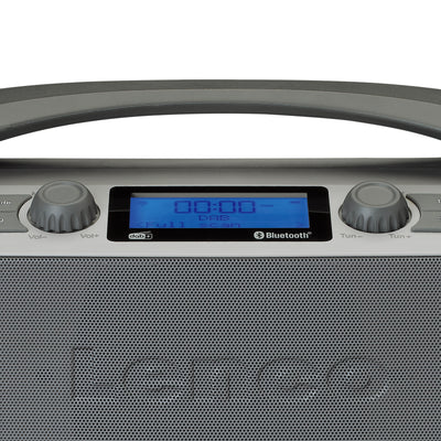 Lenco ODR-150GY - Baustellenradio DAB+/FM mit Bluetooth®, IP54 wasser-und staubdicht - Grau