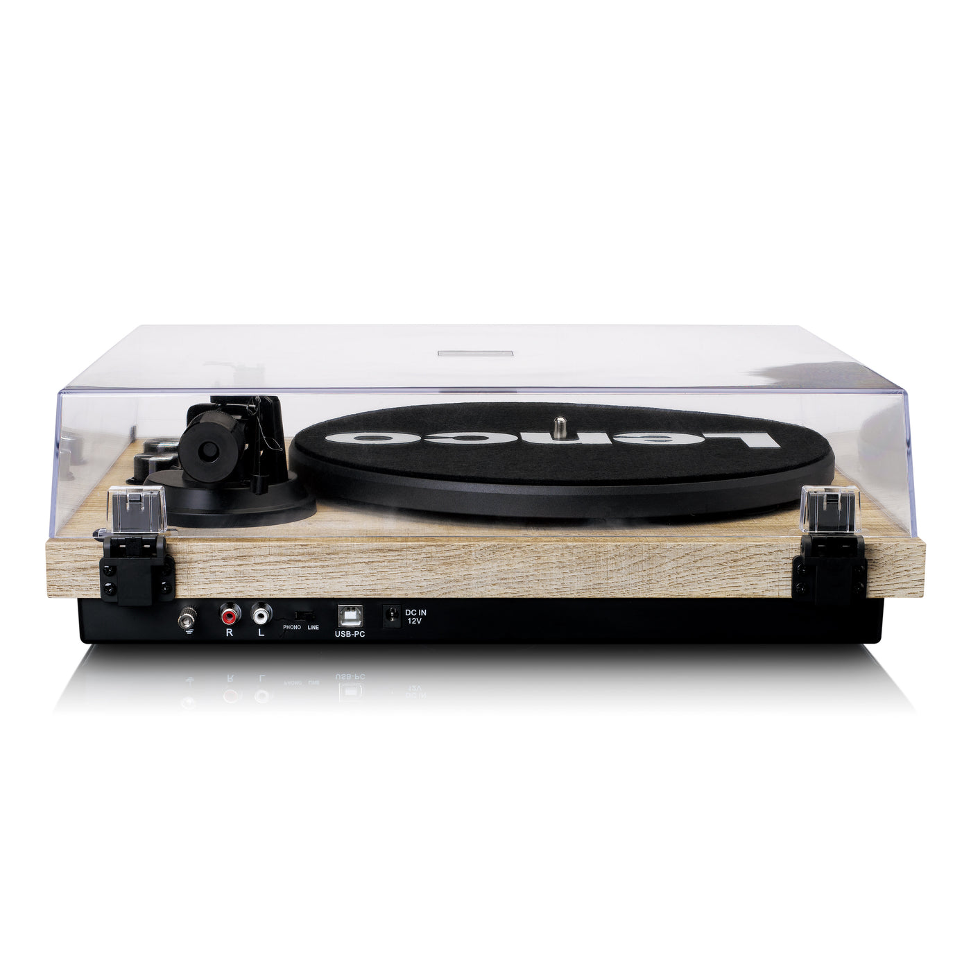 Lenco LBT-188PI - Plattenspieler mit Riemenantrieb, Bluetooth® und Anti-Skating, Holz