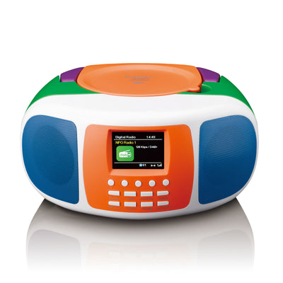Lenco SCD-860BK - Tragbares DAB+/FM-Radio mit Bluetooth®, CD-Player und großem LCD-Farbdisplay - Schwarz