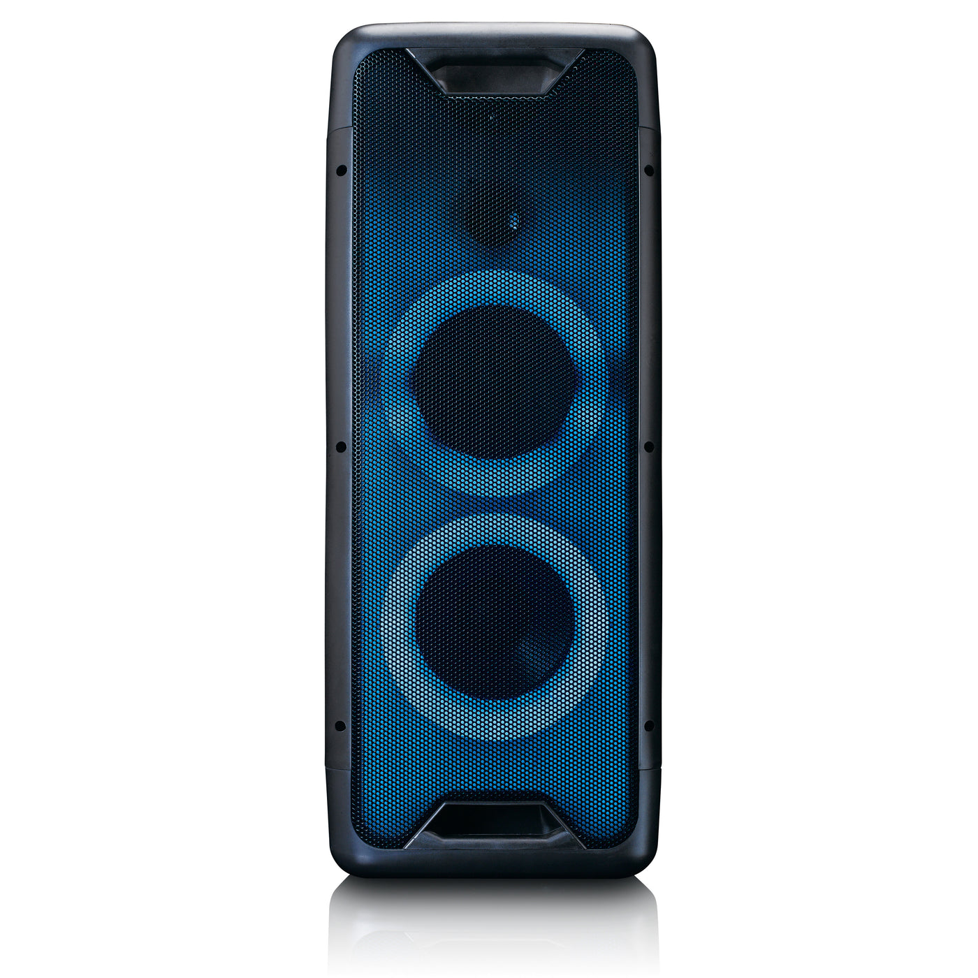 Lenco PA-200BK - PA-Anlage - 100 Watt RMS - Bluetooth® - Frontbeleuchtung - Fernbedienung