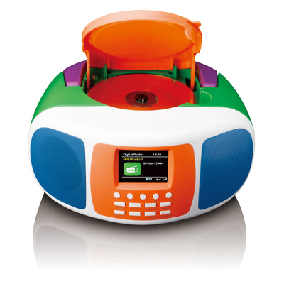 Lenco SCD-860BK - Tragbares DAB+/FM-Radio mit Bluetooth®, CD-Player und großem LCD-Farbdisplay - Schwarz