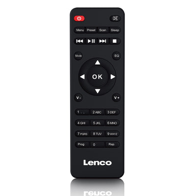 Lenco MC-250BK - Micro-Set mit Smart Radio, CD-/USB-Player, Internet, DAB+, Bluetooth® - Schwarz