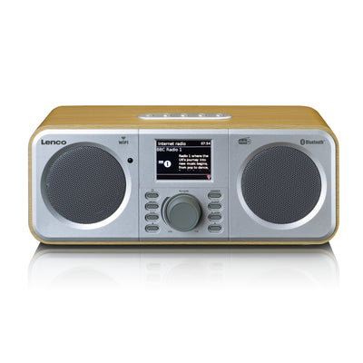 Lenco DIR-141WD - Internetradio mit DAB+, Bluetooth® und Spotify Connect, Holz