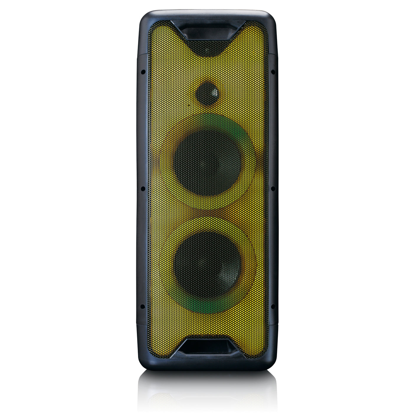 Lenco PA-200BK - PA-Anlage - 100 Watt RMS - Bluetooth® - Frontbeleuchtung - Fernbedienung