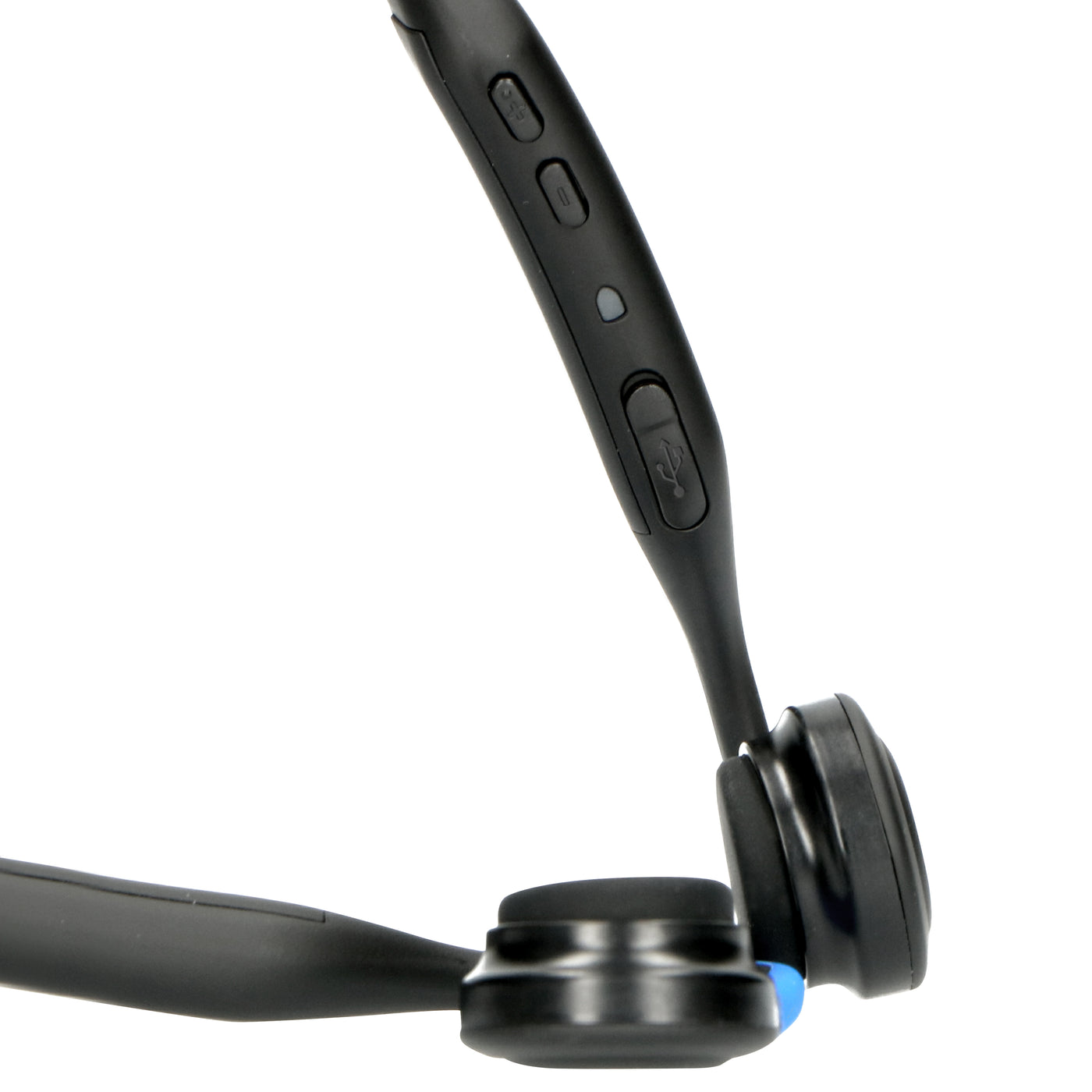 Lenco BCH-1000 - Bluetooth®-Kopfhörer mit Knochenleitung, blau