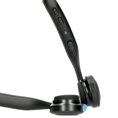 Lenco BCH-1000 - Bluetooth®-Kopfhörer mit Knochenleitung, blau