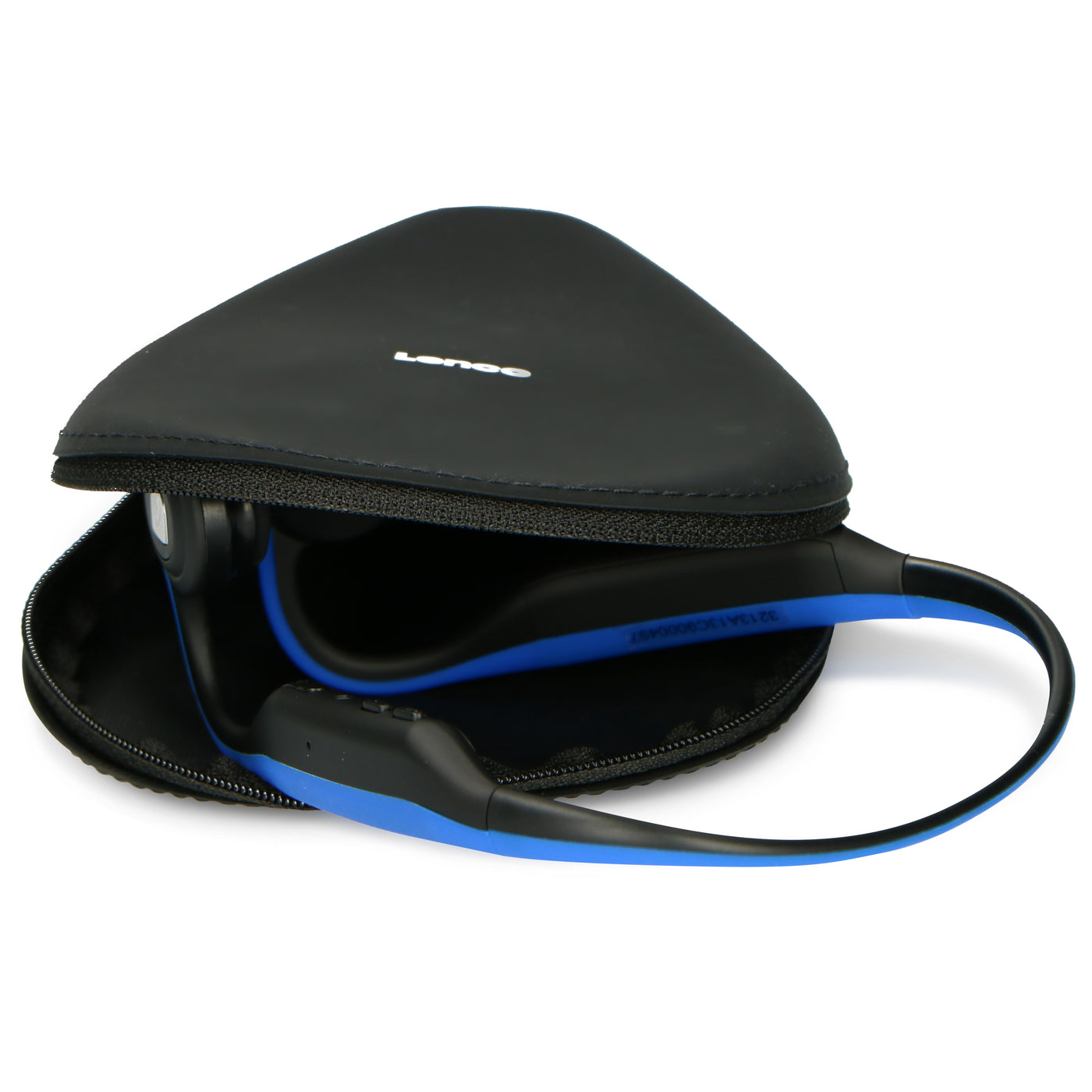 Lenco BCH-1000 - Bluetooth®-Kopfhörer mit Knochenleitung, blau