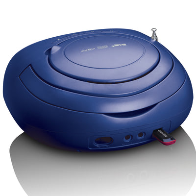 Lenco SCD-69BU - DAB Radio - Boombox - CD Player - MP3 - USB - Blau