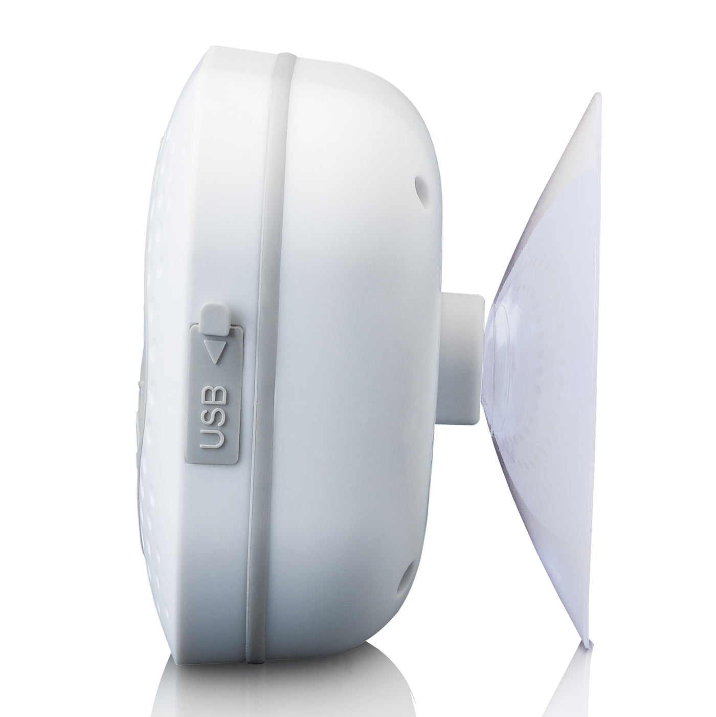 Lenco BAR-013WH - Wasserdichtes FM-Bad- und Küchenradio mit Bluetooth® und Timer - Weiß