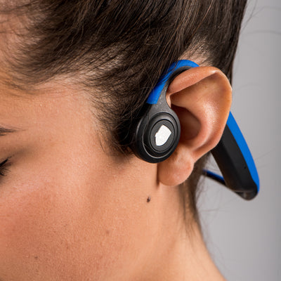 Lenco BCH-1000 - Bluetooth®-Kopfhörer mit Knochenleitung, blau