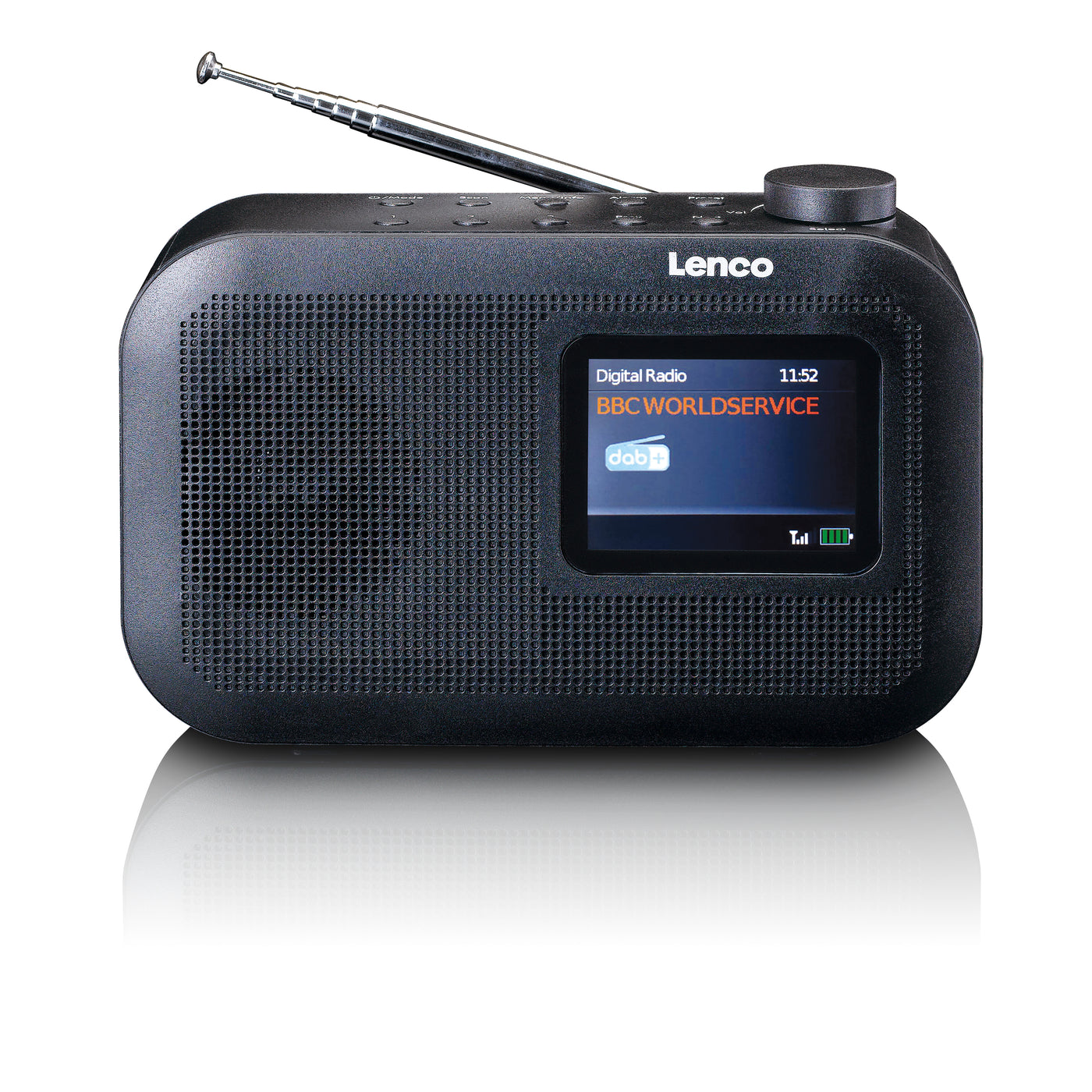 Lenco PDR-026BK - Tragbares DAB+/FM-Radio mit Bluetooth® - Schwarz