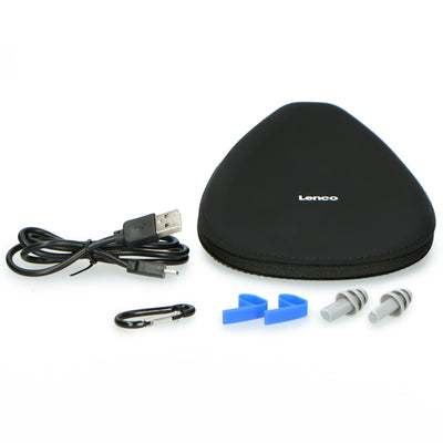 Lenco BCH-1000 - Bluetooth®-Kopfhörer mit Knochenleitung, blau